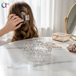 Di tendenza moda acrilico perla anatra clip per le donne e le ragazze accessori di lusso per la decorazione dei capelli vendita all'ingrosso - Product Image 3