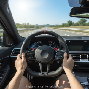 Pour <span class=keywords><strong>BMW</strong></span> X3 G01 X4 G02 X5 M3 X6 G06 G80 M4 G82 G05 G11 G12 G20 G30 Z4 G29 Accessoires Volant En Cuir Le Dernier Modèle - Product Image 6