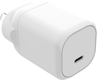 Chargeur rapide GaN 30W avec un seul port C pour les produits électroniques, téléphone portable, boîte de couleur personnalisée avec logo