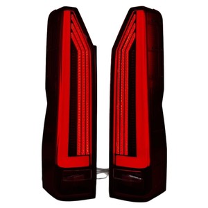 For 2019-2022 Hiace 300 Modified <b>Red</b> <b>LED</b> Tail <b>Lights</b> With and Sequential Turn Signals 19-22 <b>LED</b> Tail <b>Lights</b> Enhance Visibility a - Product Image 5