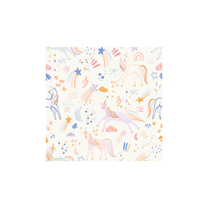DAMAI Nouvelle conception personnalisée Ensemble de vaisselle sur le thème de la licorne avec assiettes en papier jetables, serviettes et gobelets pour 10 invités - Product Image 5