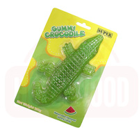 Holeywood 3D 150g Crocodile Gummy Candy Pomme Aromatisée Halloween Fool Prank Sweet Fruity Halal Sugar Fudge dans un emballage en boîte