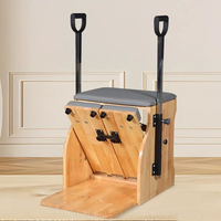 Chaise Wunda de Pilates Professionnelle Commerciale en Bois de Chêne Massif Premium – Appareil d'entraînement de Stabilité pour Studio et Domicile – Exercice Complet du Corps