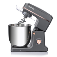 Batteur sur socle AKANE 2000W, puissant système de pétrissage de pâte de comptoir avec bol en acier inoxydable et fonctionnement stable à six vitesses avec pulsation