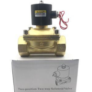 <span class=keywords><strong>2</strong></span> inç pirinç alaşım solenoit valf 2W500-50 modeli normalde hava yağ ve su vanaları ürün için kapalı <span class=keywords><strong>2</strong></span> yollu - Product Image 4