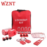 Kit de verrouillage de signalisation portable WZNT NT-LB31, verrouillage de sécurité à clé, gestion de la sécurité, sac de rangement pour la sécurité industrielle, installation facile