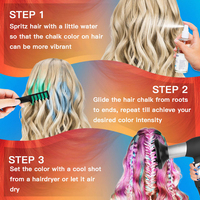 Peigne colorant pour cheveux tout-en-un, teinture sans outil supplémentaire pour une coloration rapide, couvre les cheveux gris temporairement, OEM ODM Marque Privée