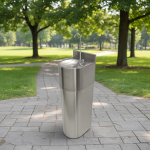 <span class=keywords><strong>Fontaine</strong></span> à <span class=keywords><strong>eau</strong></span> potable publique en acier inoxydable 304 316, à poser sur pied, pour l'extérieur, installation facile - Product Image 1