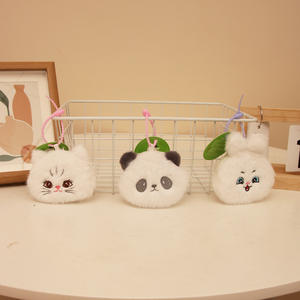 Pingente de Chaveiro de Boneco de Desenho Animado Fofo, Decoração Unissex para Mochila, Acessórios de Vestuário de Animal de Pelúcia, Preenchido com Algodão PP Woodfield - Product Image 5