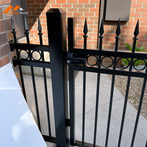 Système de clôture en aluminium à piquets, barrières décoratives à pointes pour projets gouvernementaux et d'infrastructure - Product Image 3