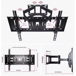 Kursi balap gaya panas, dengan dudukan tv leeco tv dinding lengan, penjepit kanopi, atap bus dapat bergerak untuk 30 hingga 70 inci