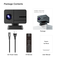 Mini-projecteur blanc 800 lumens H723 Quad Core Android 14 2 Go de RAM LED LCD pour télécharger des applications Android