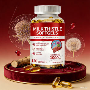 Complément alimentaire à base d'extrait de chardon-Marie, marque privée OEM/ODM, gélules de chardon-Marie pour la détoxification du foie chez l'adulte - Product Image 6