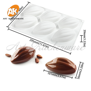 AK Khuôn làm bánh mousse silicon <span class=keywords><strong>3D</strong></span> ca cao khuôn làm bánh kem sô cô la trái cây mô phỏng khuôn làm bánh trang trí bánh ngọt làm bánh - Product Image 2
