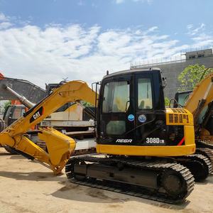 Excavadora usada Caterpillar Cat308DCR de 8 toneladas, 90% nueva, original, Cat308 308e, de segunda mano, para agricultura y excavaciones, en stock. - Product Image 6