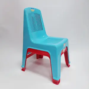 Silla pequeña con respaldo de plástico, silla para el hogar, silla para niños, banco pequeño para bebés, taburete de baño para la escuela y el hogar