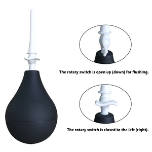 224 <span class=keywords><strong>ml</strong></span> OEM de fábrica Bulbo de silicona para enema y ducha para limpieza anal de hombres y mujeres - Product Image 3