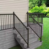 Système de balustrade en aluminium de qualité supérieure avec surface thermolaquée pour les projets de protection et de sécurité des balcons résidentiels