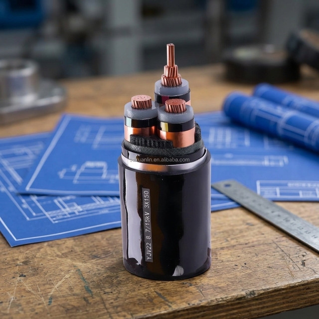 Copper Power Cable Full Range THHN/THWN Building Wire, RVV Flexible Control Cable, XLPE Insulated ZC-YJV High Voltage YJV22