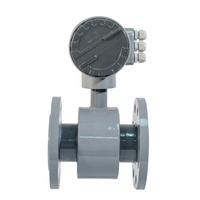 RUNPAQ Flowmeter Elektromagnetik Cairan Integral Seri C Tampilan Digital OEM Berkualitas Tinggi DN150 Akurasi +/-0.5%