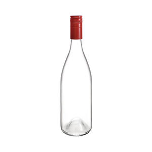 Échantillon gratuit 750ml Bouteille <span class=keywords><strong>de</strong></span> vin en verre <span class=keywords><strong>de</strong></span> forme bordeaux vert ambré foncé avec liège en bois - Product Image 3