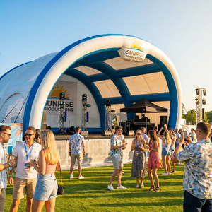 Carpa Inflable para Escenarios, Lona Impermeable de PVC, Escenario Móvil para Eventos al Aire Libre, para Conciertos y Promociones - Product Image 3