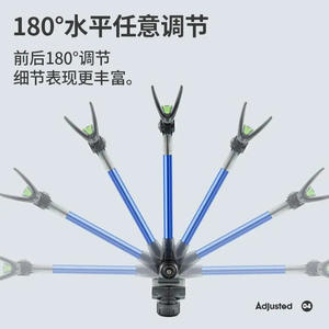 ที่วางคันเบ็ดแบบปลดเร็ว ติดตั้งด้านหลัง ทำจากโลหะ รองรับคันเบ็ดแบบหมุนได้หลายทิศทาง สีแดง น้ำเงิน ดำ - Product Image 4