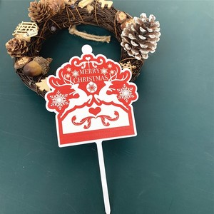 Honey And Sweetness Acrylic Christmas <b>Cake</b> Topper Merry Christmas Decoration 1.3mm Thick <b>Cake</b> <b>Decorating</b> <b>Supplies</b> - Product Image 2