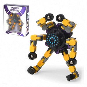 Perfect Service 2022 Juguete Antiestrés de Plástico y Metal, Robot Fidget Spinner para Adultos, Juguete para Aliviar el Estrés - Product Image 2