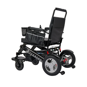 Silla de ruedas eléctrica portátil Bariatric plegable motorizada con motores sin escobillas con capacidad de 200kg de peso asiento ancho - Product Image 6