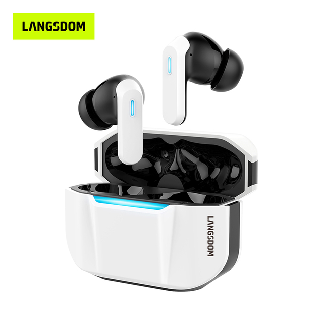 Tws V6.0 Bluetooth Earphone True Wireless Stereo Headset Smart APP Control ANC Enc Noise Cancelling Headphone Low Latency Earbud