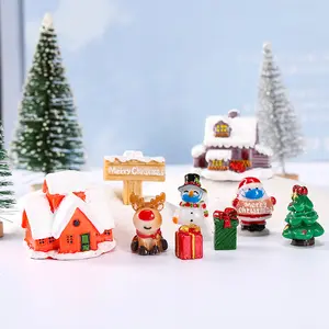 2023 Neue Weihnachts dekorationen mit Masken Weihnachtsmann-Dekorationen Harz verzierungen