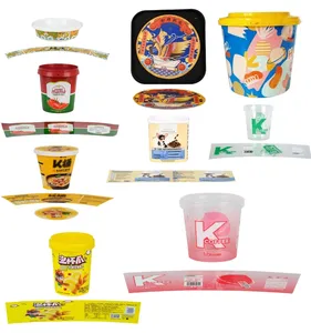 Étiquettes IML d'impression personnalisées du fabricant Qingdao pour la tasse de crème glacée de seau de peinture