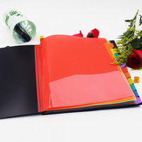 A4 órgano documento bolso Multi-capa carpeta estudiante prueba de carpeta de papel de cubierta de expansión bolsa de suministros de oficina de papelería