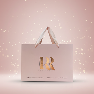 <span class=keywords><strong>Sac</strong></span> en papier personnalisé avec logo <span class=keywords><strong>rose</strong></span> doré, impression numérique de luxe <span class=keywords><strong>rose</strong></span>, papier couché, estampage à chaud, ruban - Product Image 2