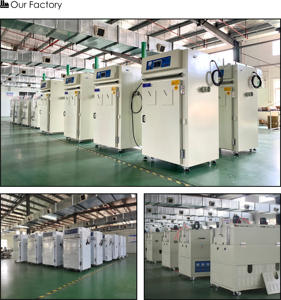 Horno de secado de calefacción eléctrica de precisión industrial para procesamiento de productos químicos de plásticos Construcción de acero inoxidable SUS304 fácil - Product Image 6