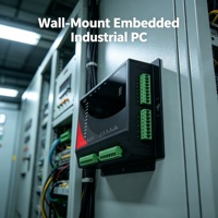 Ordinateur industriel mural embarqué pour PC industriel RK3568 sans ventilateur, 2 Gigabit RS485 CAN pour l'acquisition de données PLC, fabriqué en Chine