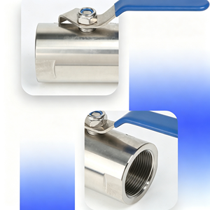 Robinet à bille en acier inoxydable SS304, filetage NPT femelle, passage complet, pour eau et gaz, avec levier d'arrêt, résistant à la corrosion, utilisation durable - Product Image 6