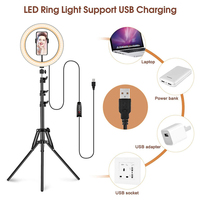 Lampe annulaire LED professionnelle 26 cm (10 pouces) pour studio, téléphone, selfie, photo et vidéo – Le choix le plus vendu