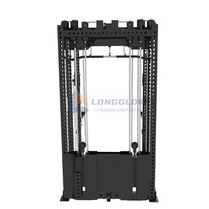 ホームジムパワートレーニングラック多機能パワーケージラットプルダウン＆ローロウウェイトジムスクワットパワーラック（ケーブル付き） - Product Image 4