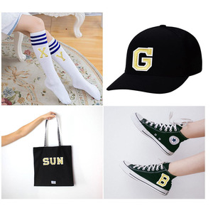 Tùy Chỉnh Thêu Chenille Bảng Chữ Cái Các Bản Vá Lỗi Cho Trẻ Em Dễ Dàng Áp Dụng Phản Chiếu Chữ Cho Quần Áo Đồng Phục Trường Học Thiết bị Thể Thao - Product Image 6