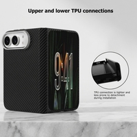 Coque hybride en TPU pour 18 Duo avec charnière à axe central, aimantée, coque de protection monobloc
