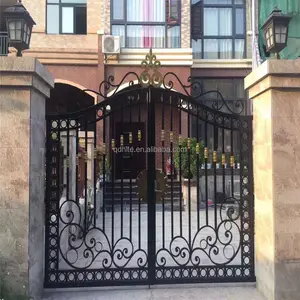 High Quality And Safe Luxury Design Double Latest Main Gate Design Fencing Trellis Gates