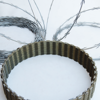 Fil de fer barbelé pour clôture, 20-30 cm, en fer galvanisé pour chantiers de construction - 500 m/rouleau par fabricant
