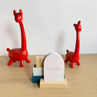Carte di affermazione quotidiana positiva con supporto in legno citazioni ispiratrici schede di affermazione motivazionale con supporto in legno
