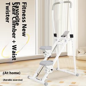 Escalador de escaleras de gimnasio <span class=keywords><strong>con</strong></span> disco <span class=keywords><strong>Twister</strong></span> de cintura 2 en 1 entrenamiento portátil y sin necesidad de electricidad plegable para almacenamiento. - Product Image 1