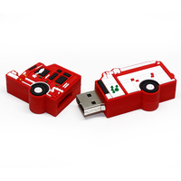 Clé USB 2D/3D en PVC, forme équipement de lutte contre l'incendie, 16 Go 64 Go 128 Go 256 Go USB 2.0/3.0