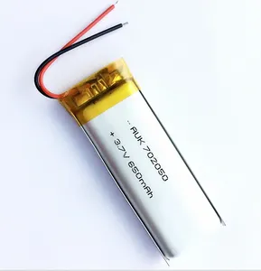 102428 702050 3.7v 650mah लाइपो बैटरी के लिए पीसीबी पीसीएम थोक मूल्य के साथ स्मार्ट घड़ी खिलौने जीपीएस