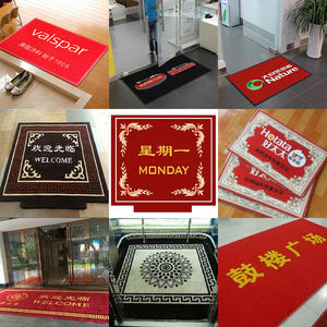 Tapete de Entrada Rectangular Impreso Dz, Tapete de Bienvenida para Interiores, Hecho a Medida, Lavable, de Terciopelo Cristal - Product Image 4