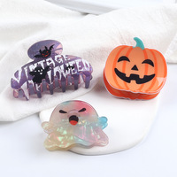Nouveaux clips créatifs de requin de citrouille de blague d'halloween plusieurs styles de clips de griffe de fille fantôme